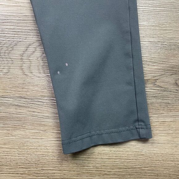 Bylt Pants Mens Medium Gray Everyday 2.0 Stretch Sim Fit Zip Pocket Chino - Picture 6 of 14